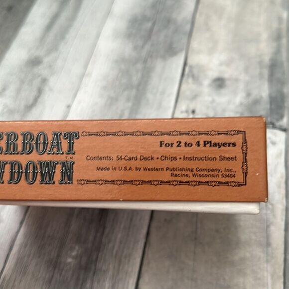 Riverboat Showdown (RARE) The Fast Action Card Game Vintage MCM 1976 - Picture 5 of 11